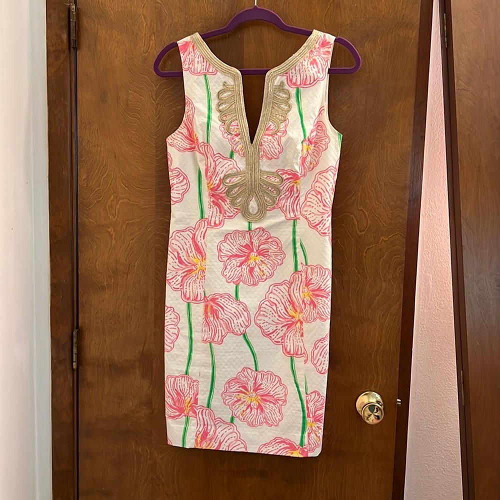 Lilly Pulitzer Clover Cup Shift Dress